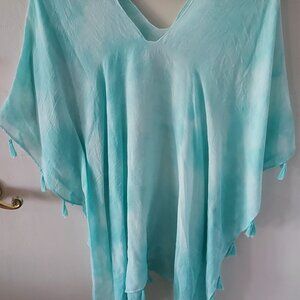 Tie-dye beach cover-up